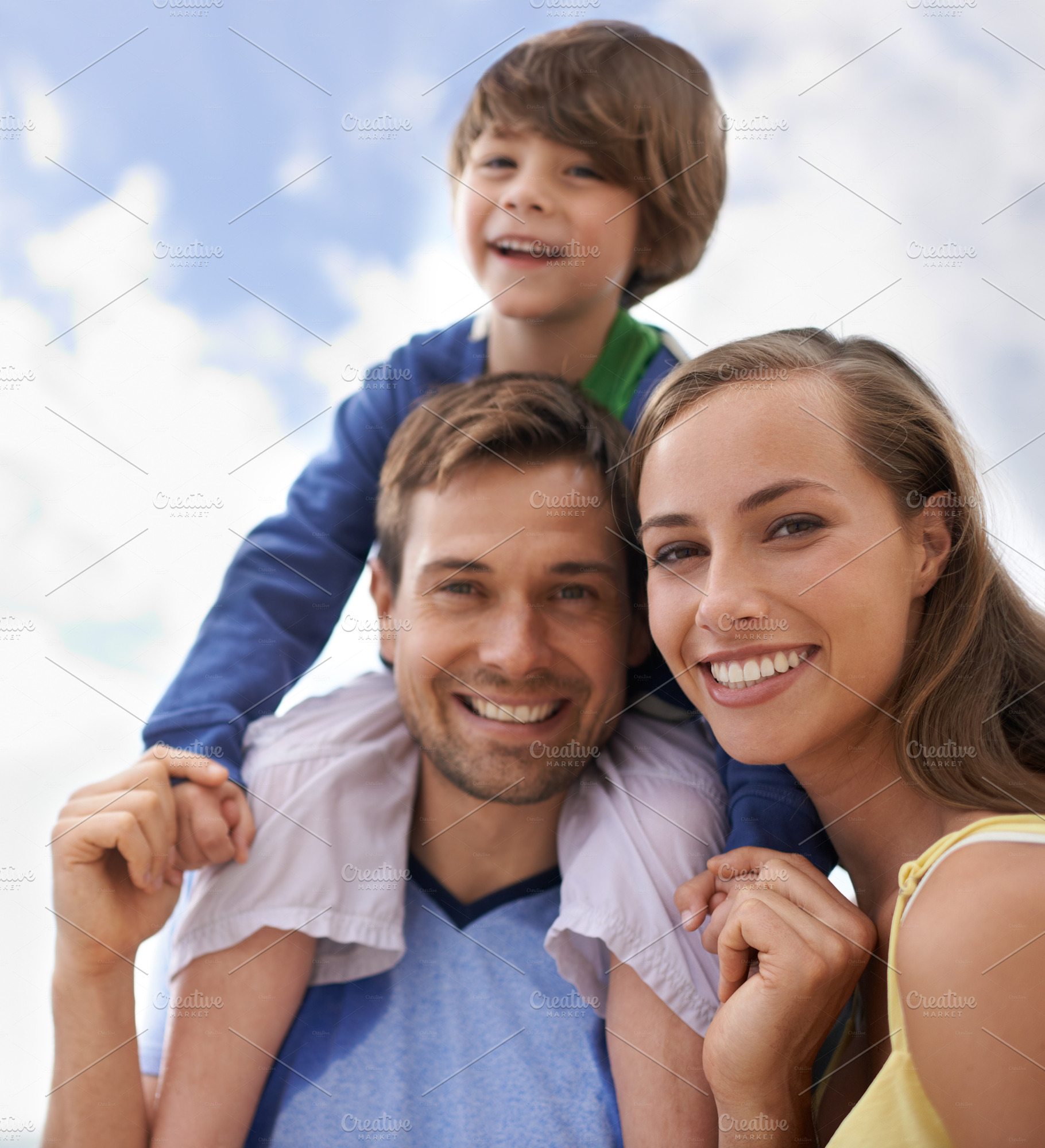 Bonding at the beach, a Photo by Peopleimages.com