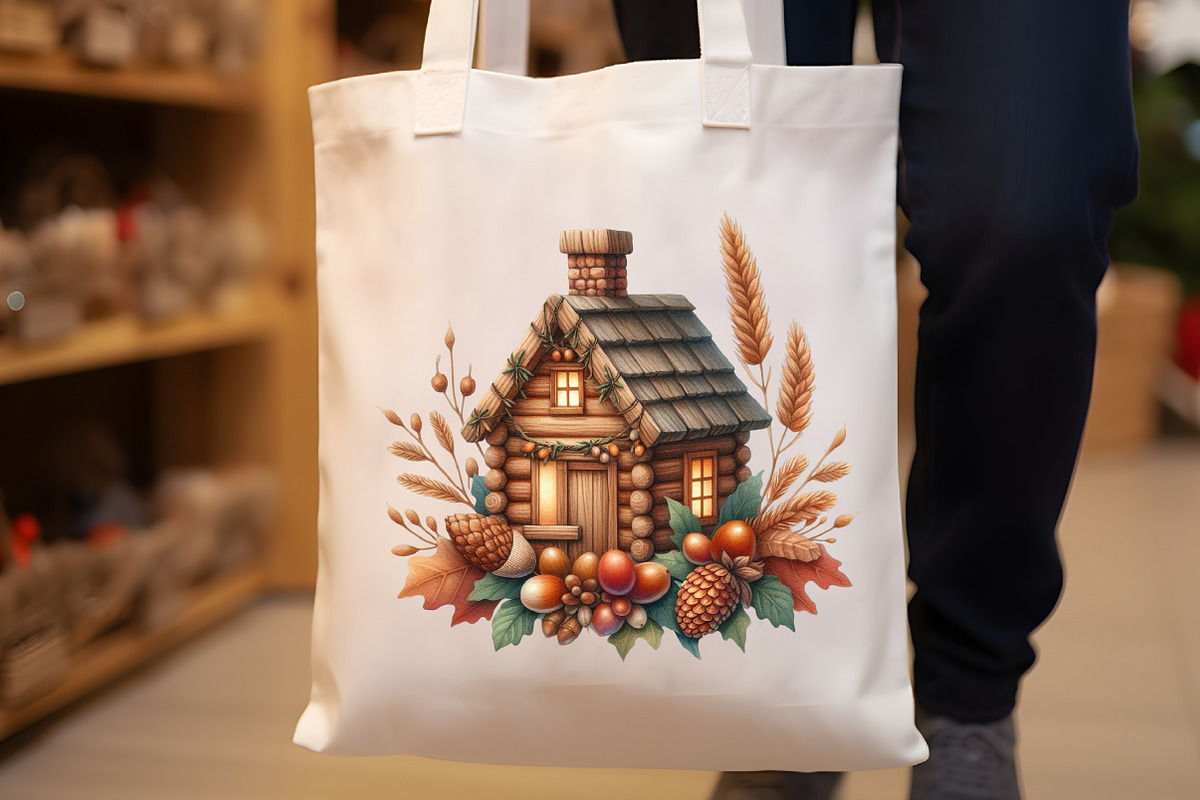 Whimsical Autumn House Clipart, an Illustration by Rose Art (Photo 4 of 7)