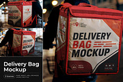 Delivery Bag Mockup, a Packaging Mockup by Pitchlook.Studio (Thumbnail 1 of 4)