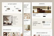 Home Decor Website UI Figma Template, an UI Kit Template by peterdraw (Thumbnail 2 of 7)