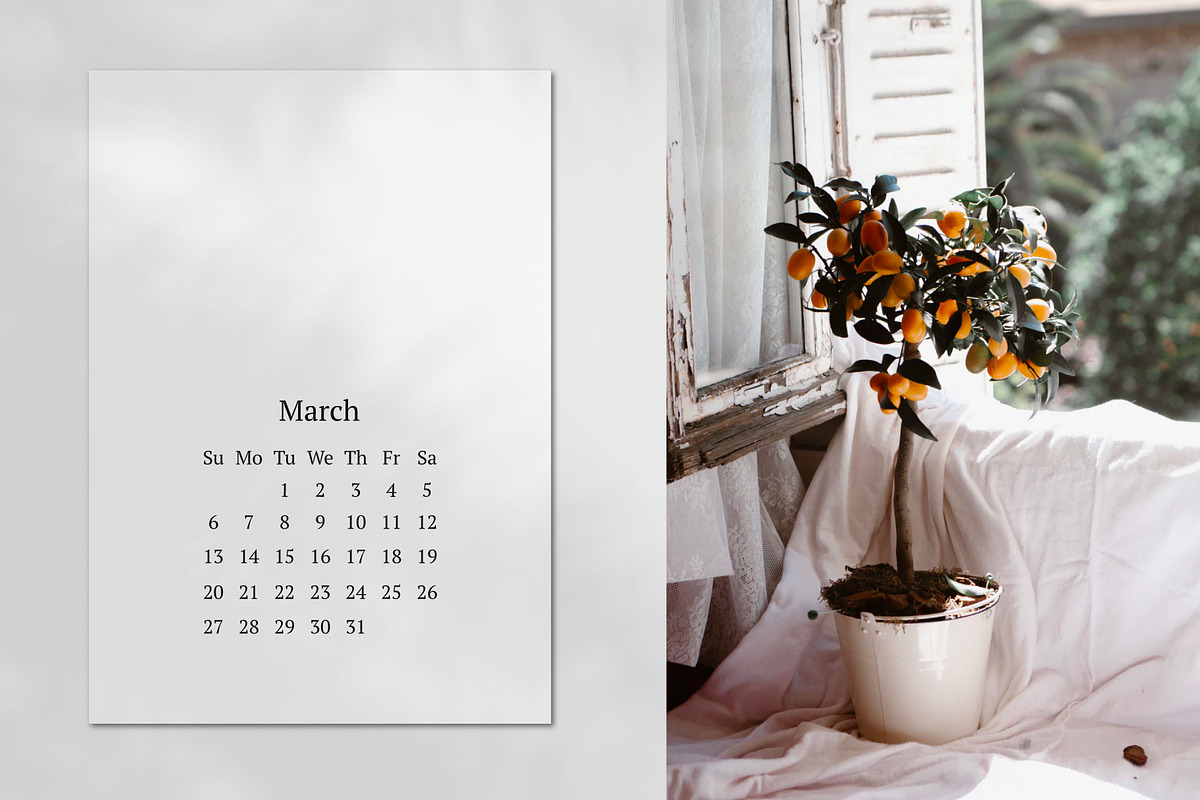 2022 & 2023 Calendar Templates, a Stationery Template by Anatartan Design (Photo 6 of 8)