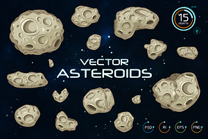 Vector Asteroids Sprites Bonus