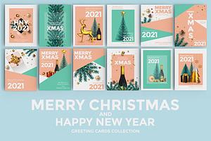 Christmas And Happy New Year Cards