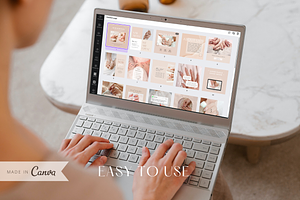 Nail Salon Instagram Template CANVA