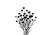 Wildflower Silhouette Vector Set, an Illustration by BIPLOB EXPERT (Thumbnail 2 of 9)