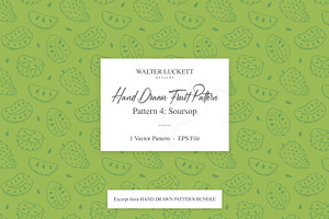 Hand Drawn Fruit - Pattern 4