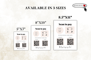 Editable Scan to Pay Canva Template, a Business Card Template by Digital By Nikoleta (Thumbnail 4 of 8)