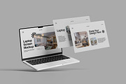 Laptop Screen Website Mockup, a Mac Mockup by SimpangGraphics (Thumbnail 2 of 6)