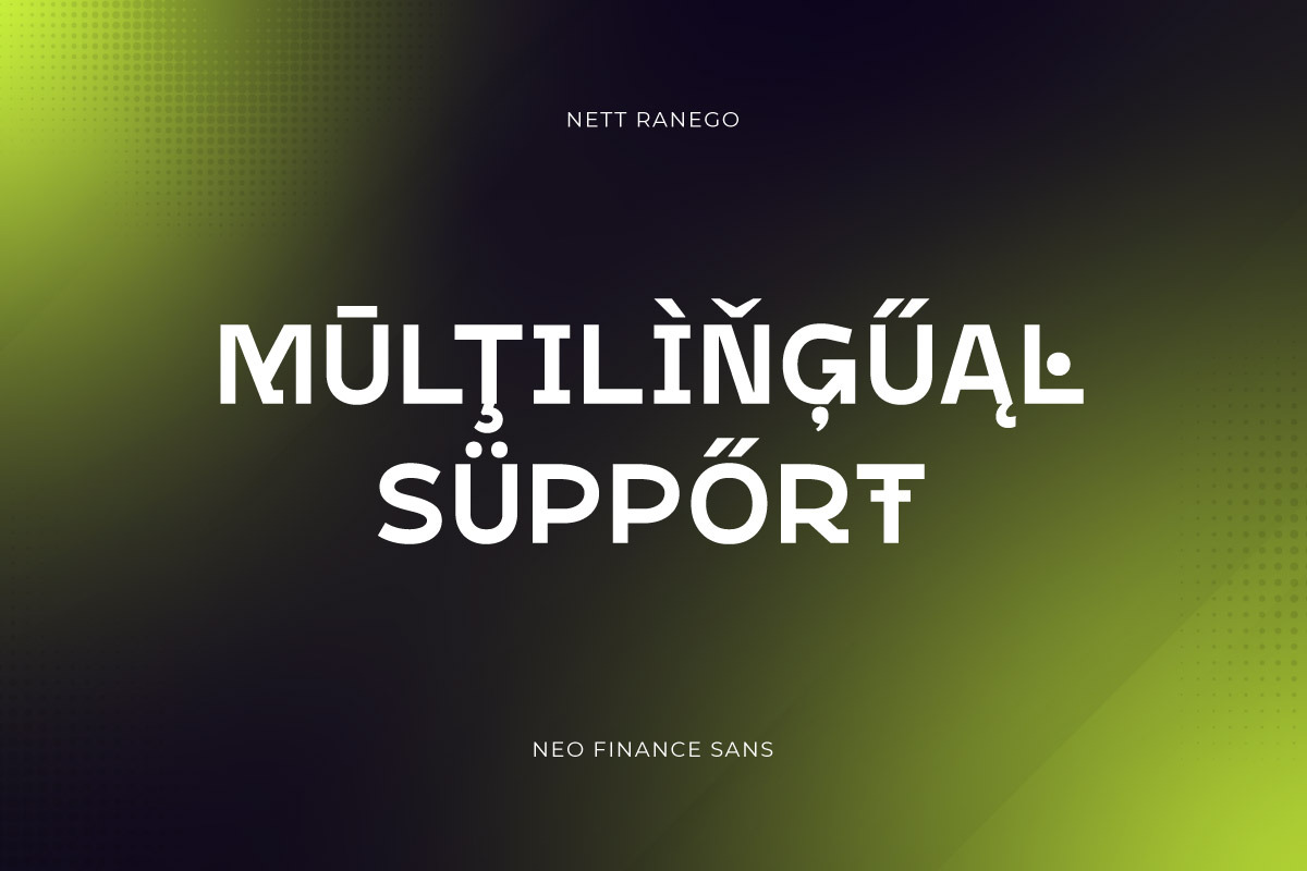 Nett Ranego - Neo Finance Sans, a Sans Serif Font by twinstd (Photo 12 of 12)