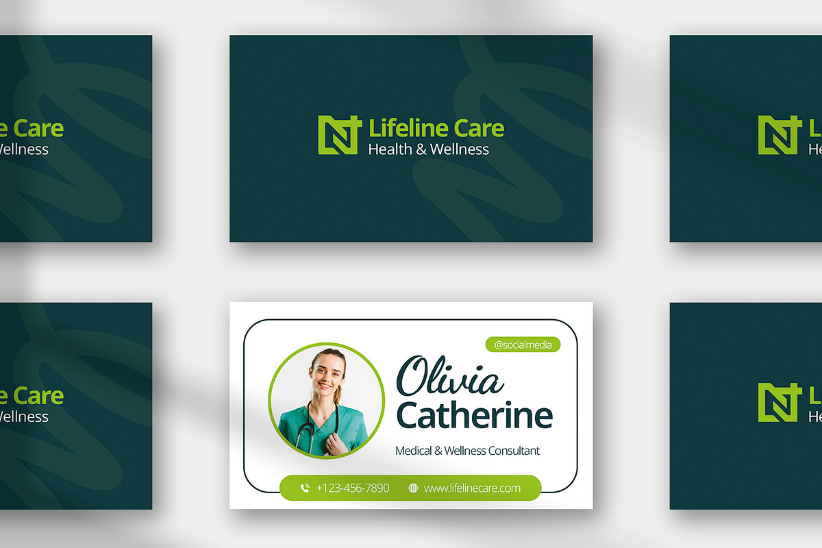 Lifeline Care - Business Card, a Business Card Template by Esensifiksi.studio (Photo 3 of 3)