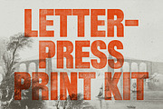 Letterpress Print Kit, a Layer Style Add-On by Design Assets (Thumbnail 1 of 6)