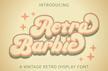 Retro Barbie - Retro Vintage Font