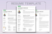 3 Page Resume Template / CV Template, a Resume Template by PixelStudio (Thumbnail 8 of 8)