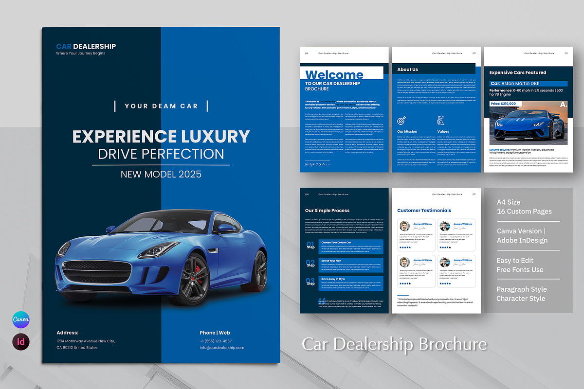 Car Dealership Brochure, a Brochure Template by ArtisticLand (Photo 3 of 10)