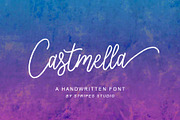 Castmella, a Script Font by Stripes Studio (Thumbnail 1 of 7)