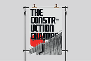 Ared-Blocky Condensed Display Font, a Sans Serif Font by Ebad Designs (Thumbnail 5 of 7)