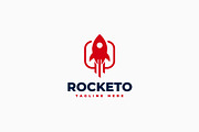 Rocket Logo Template, a Branding & Logo Template by Zeer Graphic (Thumbnail 1 of 2)