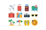 Tropical Beach Travel Icons Pack, an Object Graphic by jahid234 (Thumbnail 13 of 13)