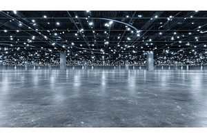 A metal structure on the ceiling of, an Industrial Photo by ZinetroN