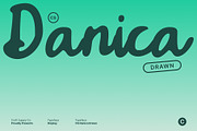 CS Danica Drawn, a Script Font by Craft Supply Co. (Thumbnail 1 of 8)