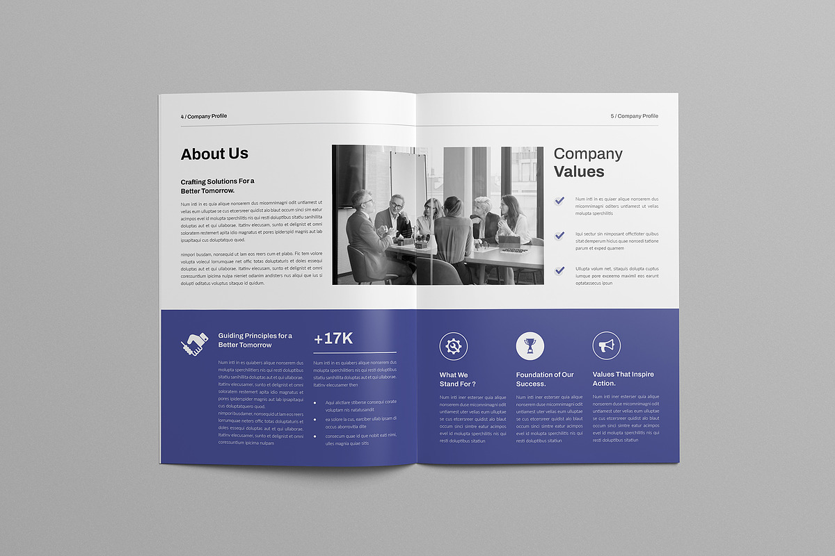 Company Profile | Word & Canva preview 3