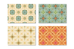 PIEZZA Geometric Seamless Patterns.