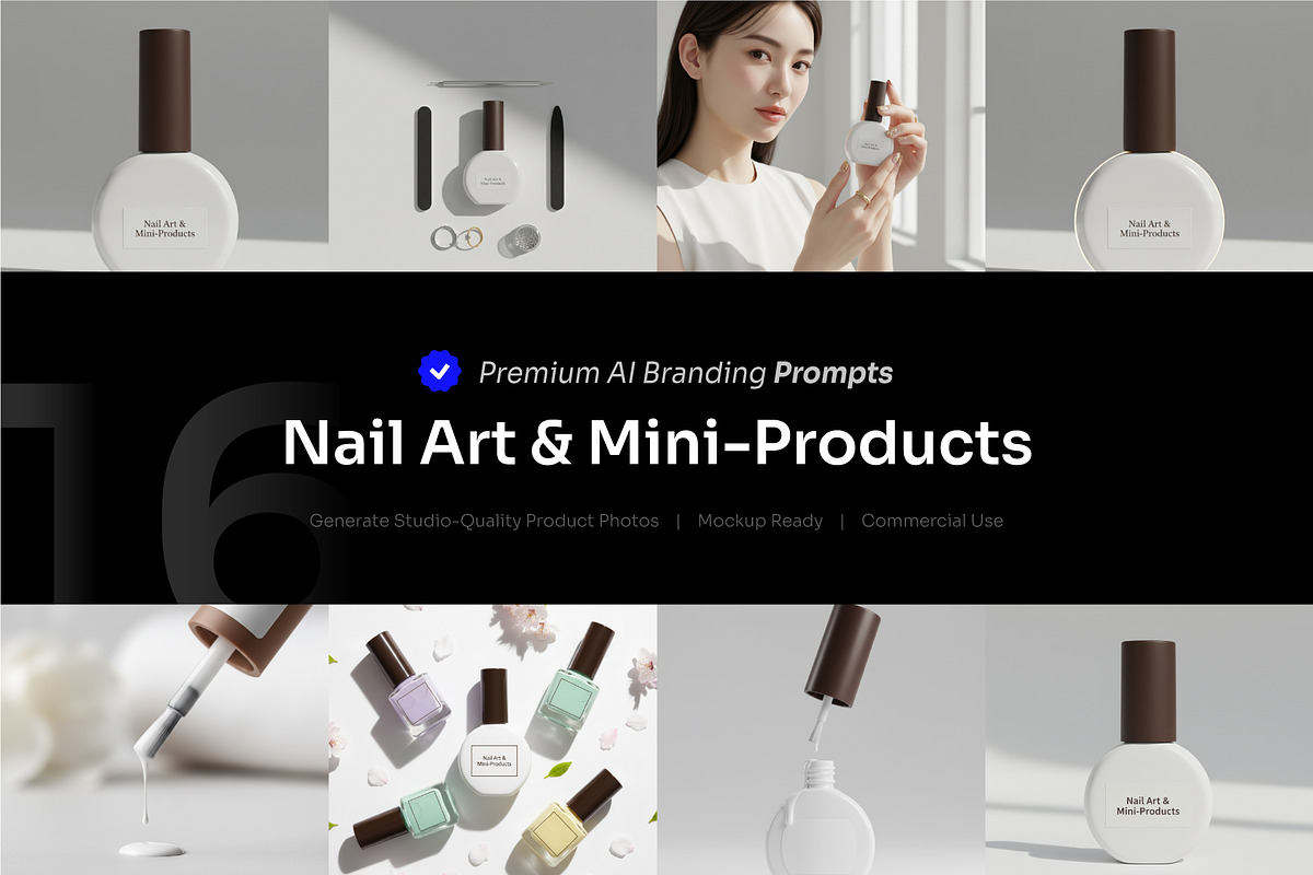 Nail Art Set AI Prompt, a Beauty & Fashion Photo by cidcud_graphic (Photo 1 of 2)