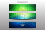 Geometrical Vector Web Banners, an UI Kit Template by yamonstro (Thumbnail 2 of 4)
