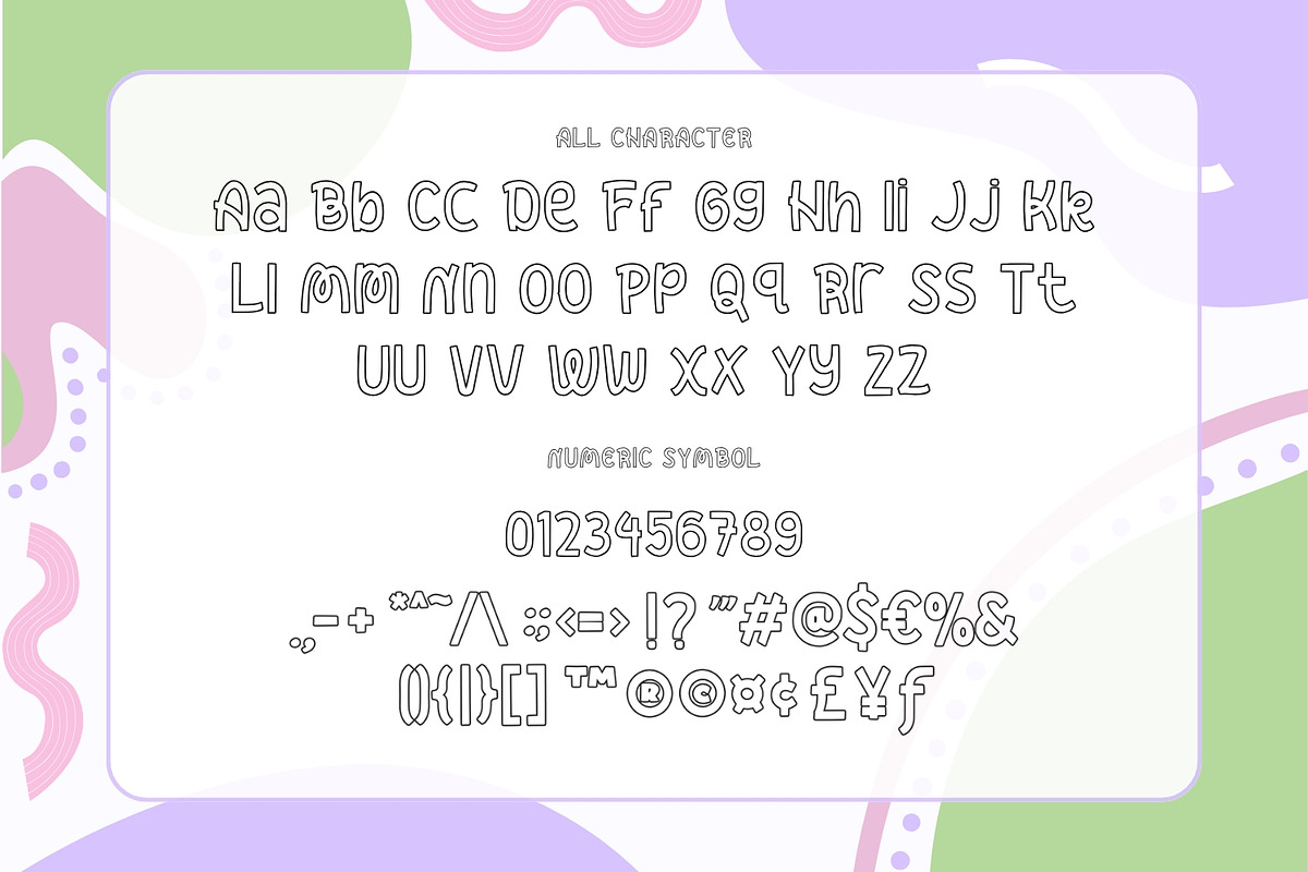 Sprinkle Smiles - Playful Type Font, a Script Font by AQR Studio (Photo 8 of 8)