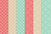 Mint & Coral Christmas Clipart Set, an Illustration by Amanda Ilkov (Thumbnail 5 of 5)