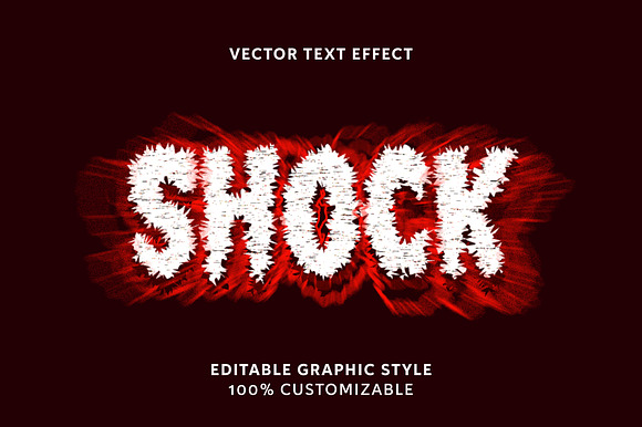 Energy Glow Distorted Text Effect preview 4