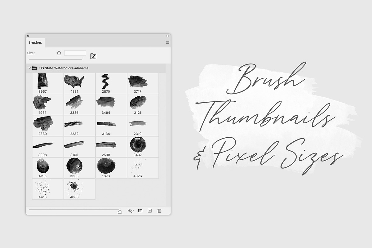 Alabama US Watercolor PS Brush, a Brush Add-On by Fernwel Creative (Photo 3 of 6)