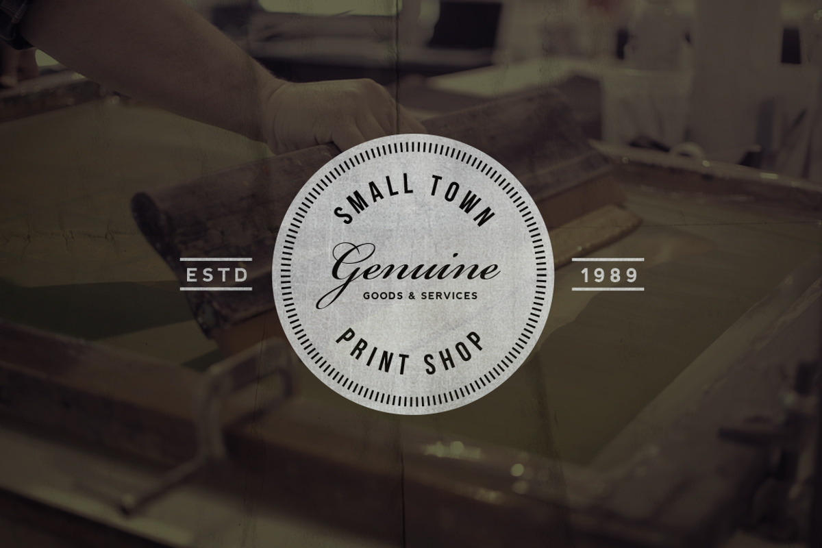 Vintage Logo Kit:  Volume Four, a Branding & Logo Template by Hustle Supply Co. (Photo 3 of 5)