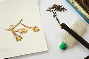 Watercolor spices vector set-1, an Illustration by miminoshka (Thumbnail 10 of 11)
