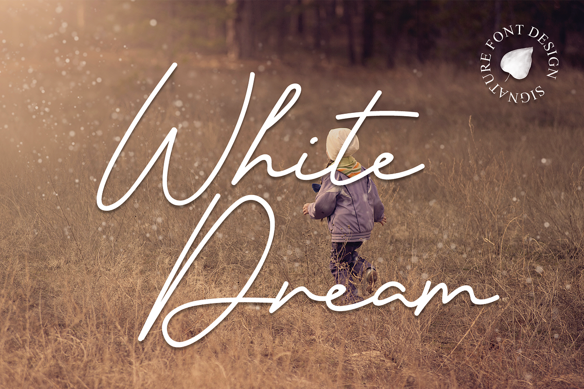 White Dream, a Handwritten Font by Majelis Font (Photo 1 of 5)