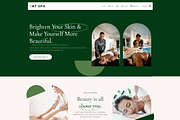 AT Spa Onepage WordPress Theme, a WordPress Template by LTheme (Thumbnail 1 of 2)