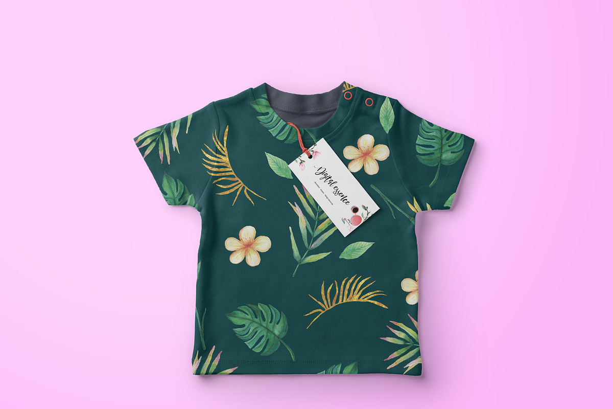 61 Tropical watercolor set elements, an Animal Illustration by digital_essence (Photo 4 of 8)