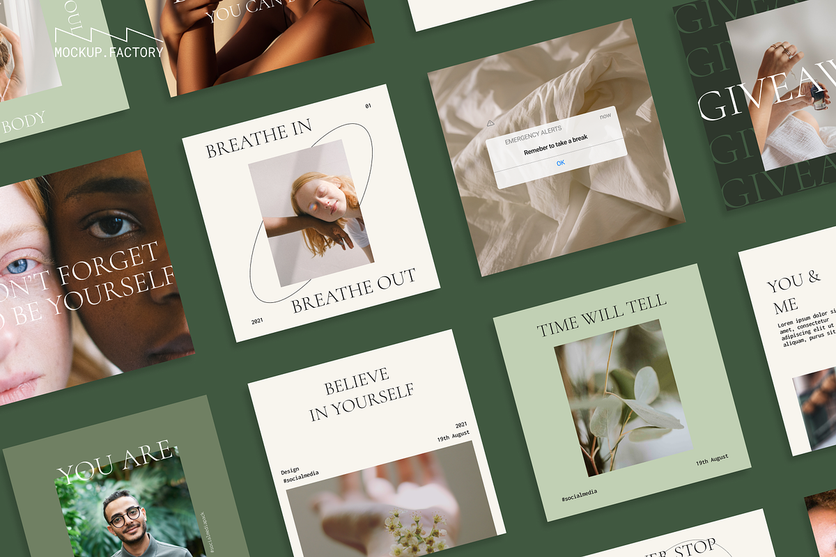 Avocado Wellness Instagram Template, a Social Media Template by Mockup.Factory (Photo 4 of 7)