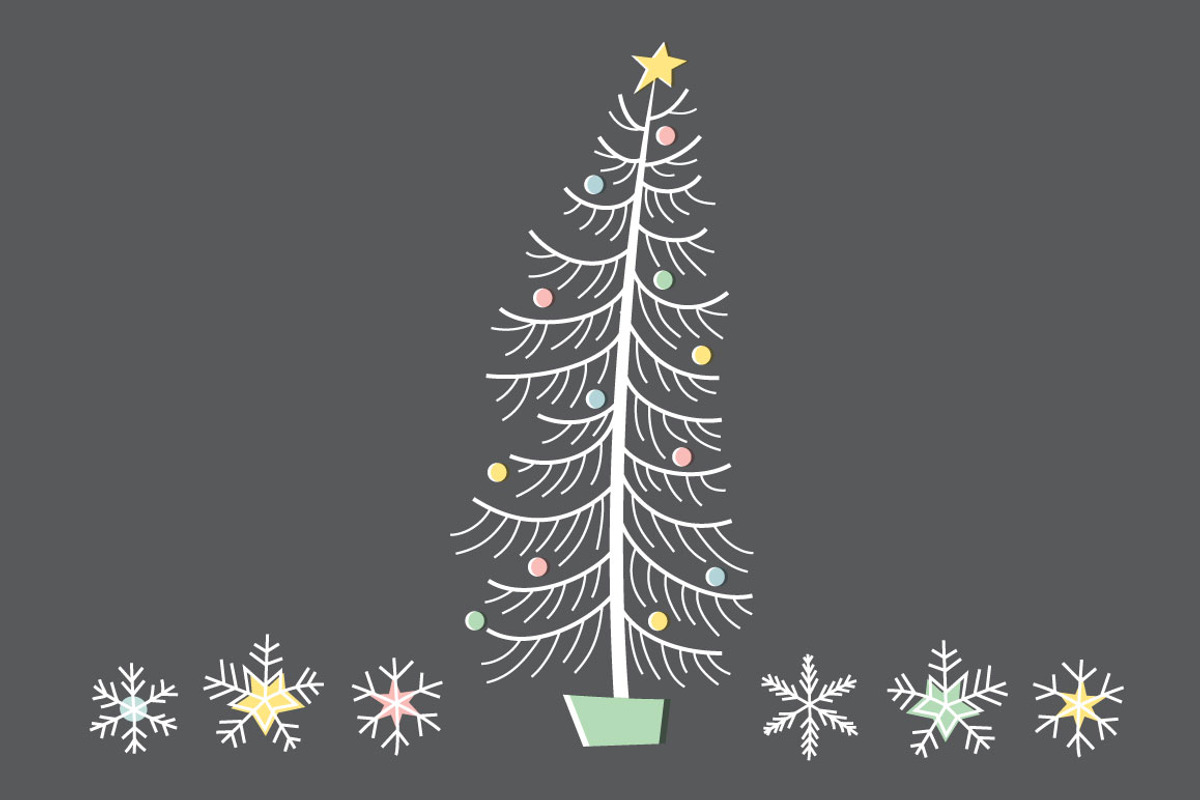 Retro Winter, a Decorative Illustration by Illustrations by Jessie (Photo 2 of 4)