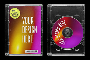 Disc Jewel Box Mockup