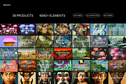 Illustration Bundle - 6580+ elements, a Texture Illustration by Nomad Visuals (Thumbnail 2 of 32)