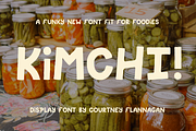 Retro foodie Handdrawn Font Kimchi, a Font by Courtney Flannagan Design (Thumbnail 9 of 9)