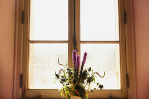 Window with vase