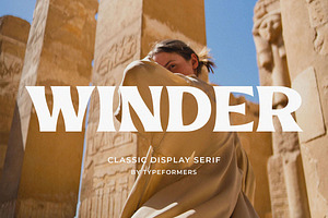 Winder - Classic Display Serif