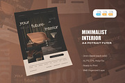 Modern Minimalist Interior - Flyer, a Flyer Template by AQR Studio (Thumbnail 1 of 2)