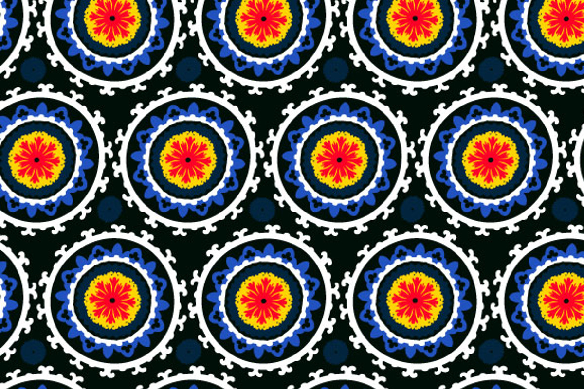 Suzani pattern