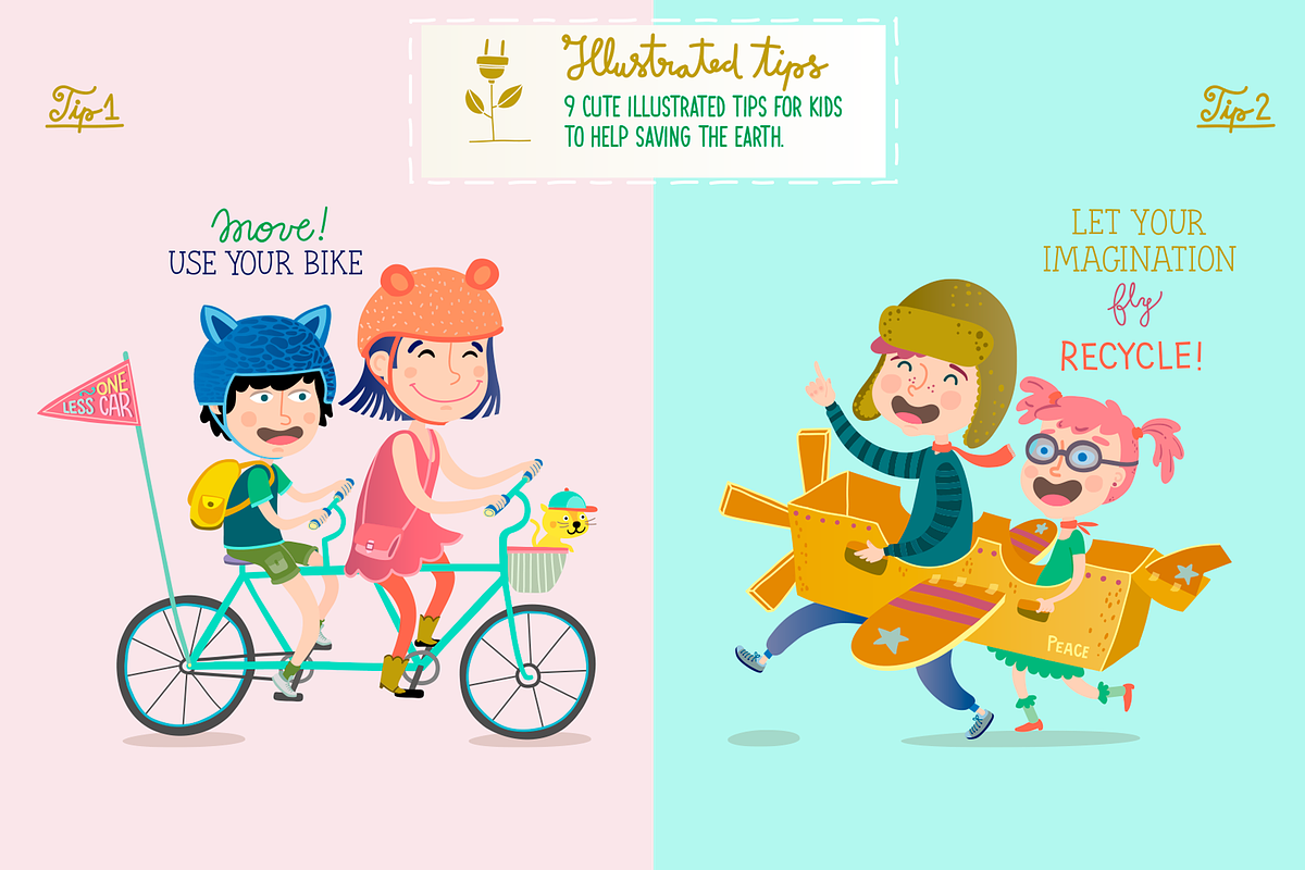 Kids, we can save the Earth, an Illustration by Isa De Gregorio (Photo 2 of 9)