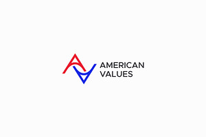 AV Logo for American Values Concept, a Branding & Logo Template by Signatoro
