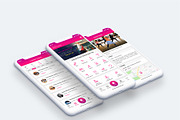 Fitness Class or Gym Mobile App, an UI Kit Template by App Innovation (Thumbnail 5 of 8)