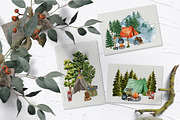 Wild Camping Watercolor Collection, a Sport Illustration by BarvArt (Thumbnail 2 of 22)